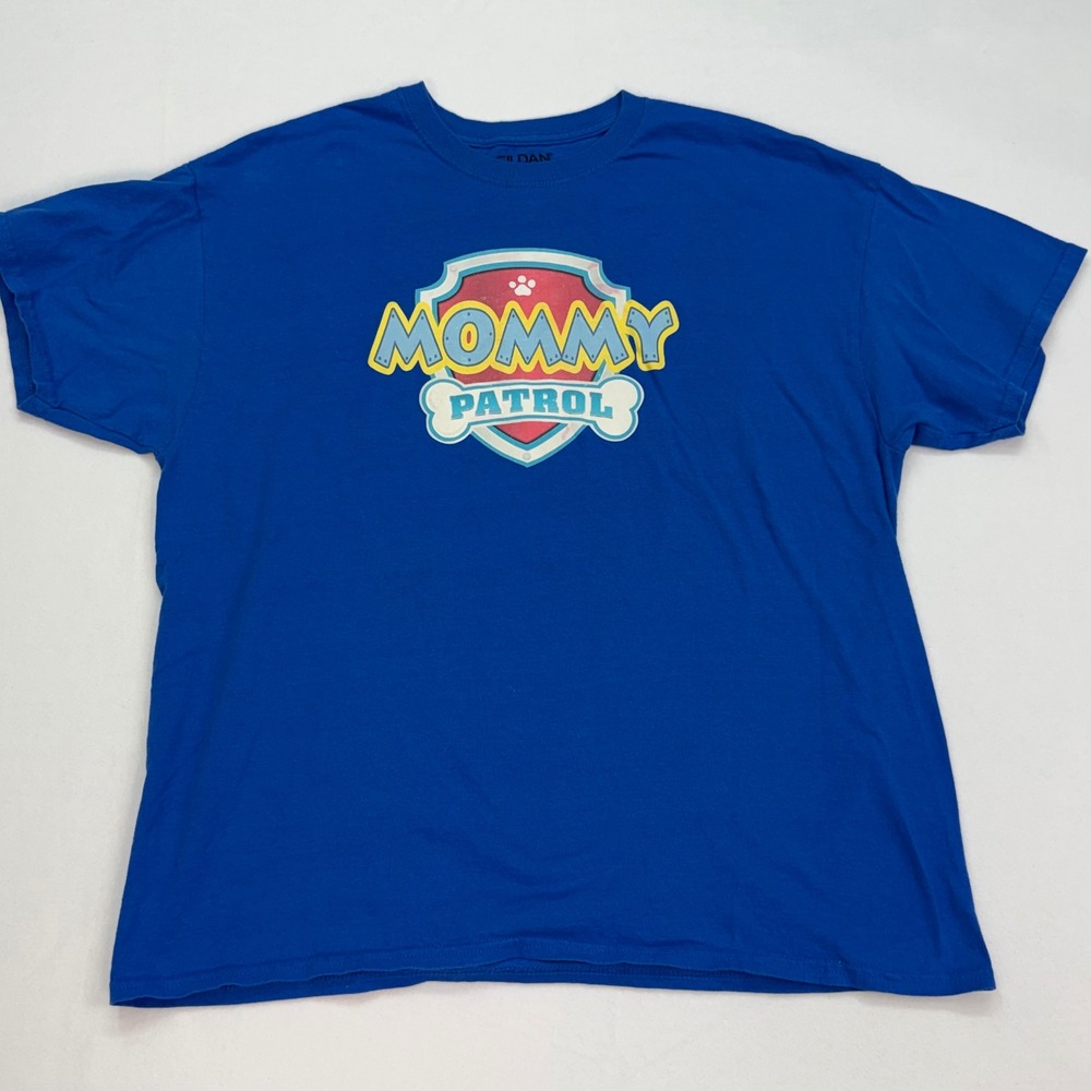 Gildan Blue "Mommy Patrol" Short Sleeve Tee